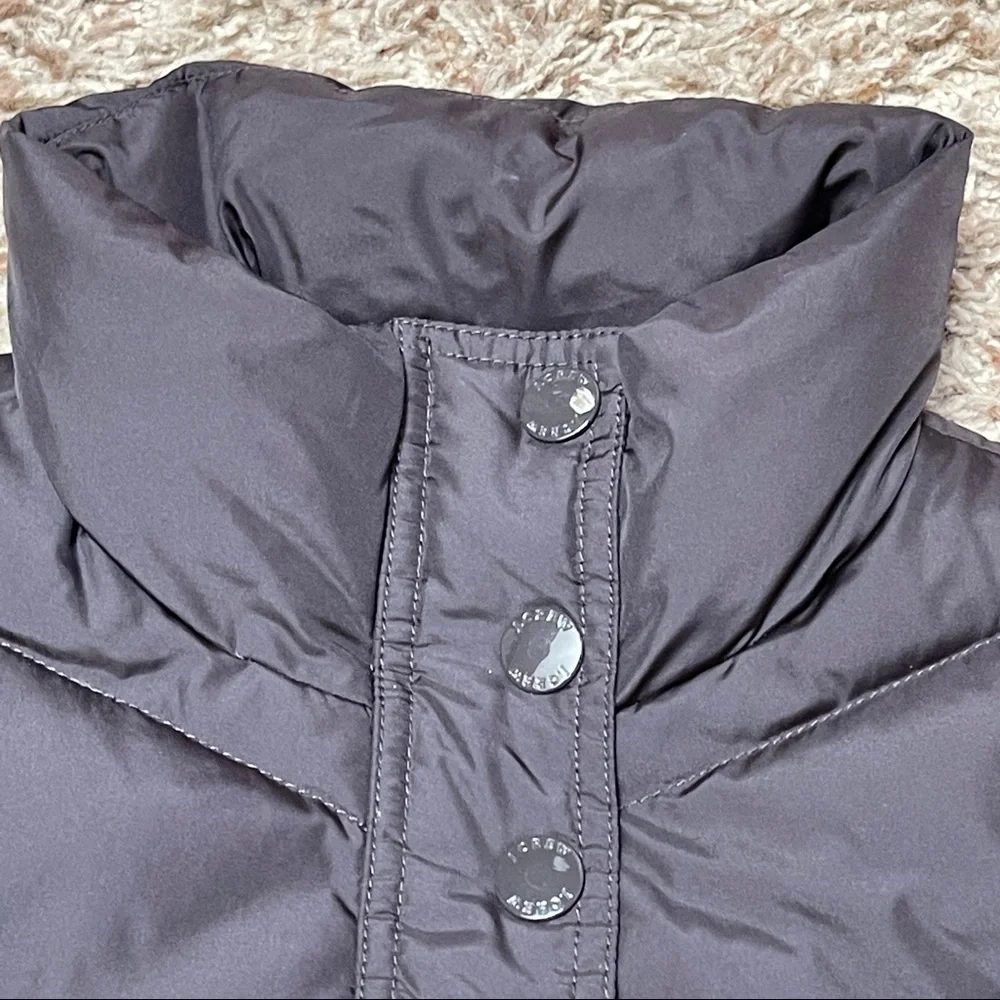 J Crew Sherpa Fleece Lined Down Puffer Vest Chocolate Brown XS Style 17950